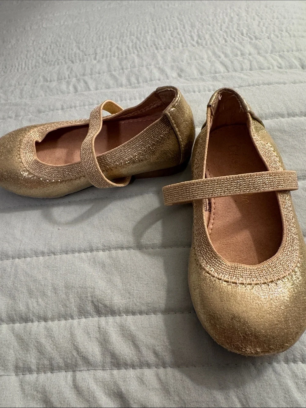 Gold Sparkly Dress Shoes